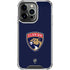 NHL Florida Panthers Distressed iPhone 16 Pro Clear Case